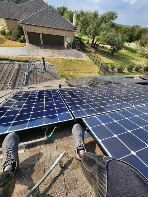 Austin Solar Panel Cleaning 9