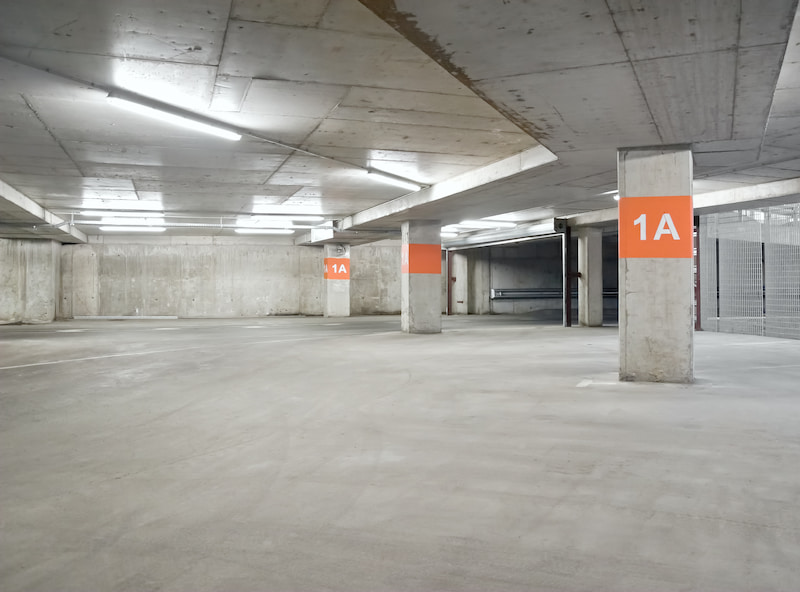 Parking garage cleaning