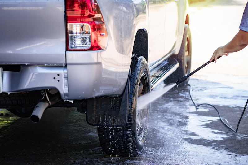 Truck cleaning